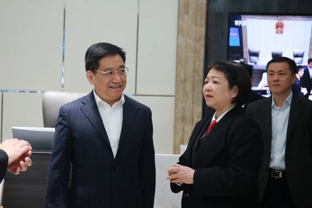 市委常委,政法委书记徐美健来我院调研