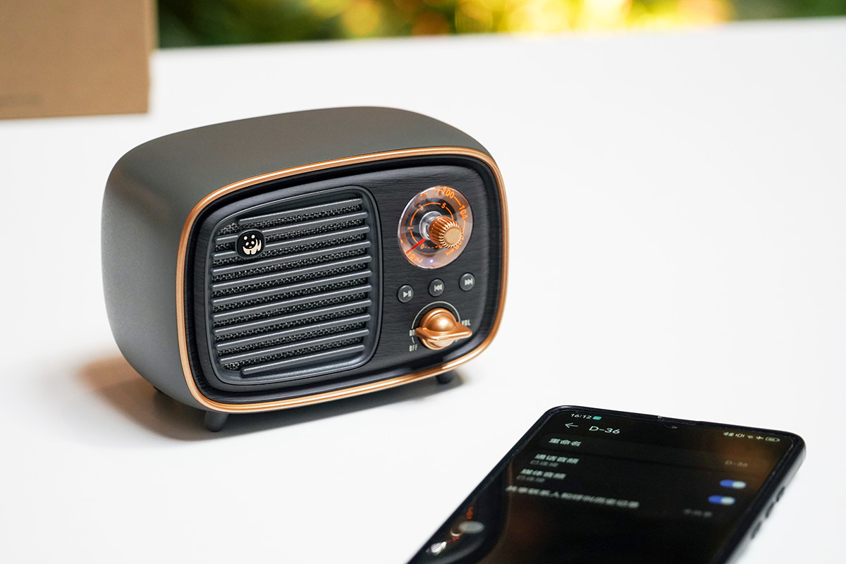 熊猫1936 d36复古蓝牙音箱评测:怀旧风的新潮玩法