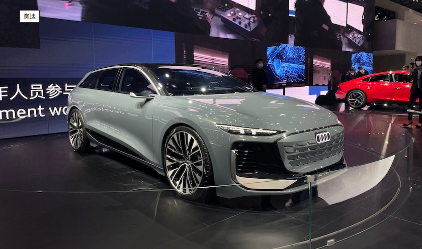 奧迪a6 avant e-tron概念車亮相,續航里程可達700km?