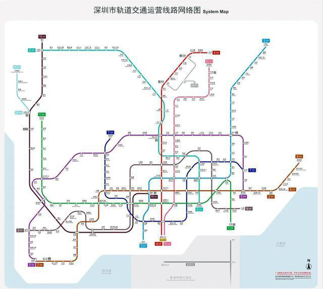 20号线年底开通 深圳轨道交通线网密度跃升全国第一