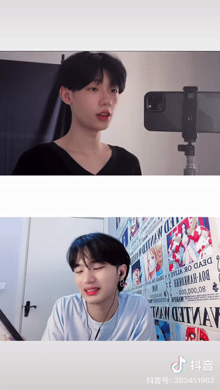 开始是贺某人吐槽丁程金模式单一,主页全是"别认错了,我不是某某某