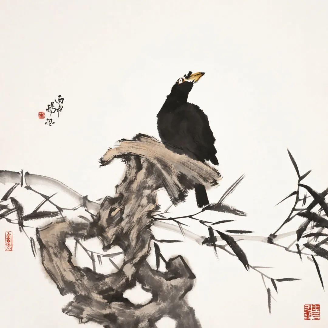 翰墨迎春——杨枫国画花鸟画作品欣赏