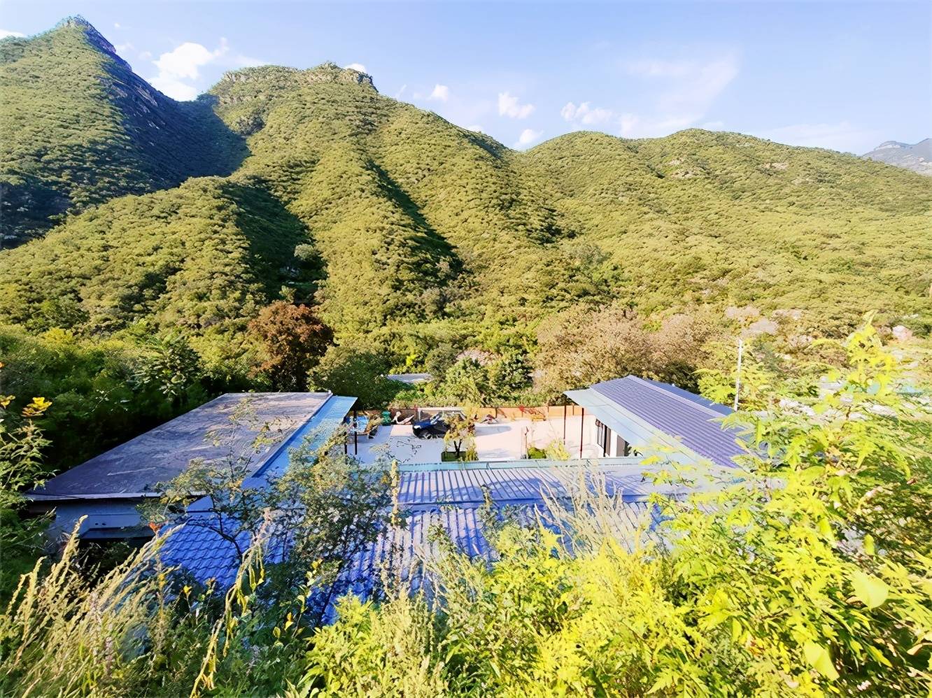 向云端!保定出发开车3小时茶山 半路的风景