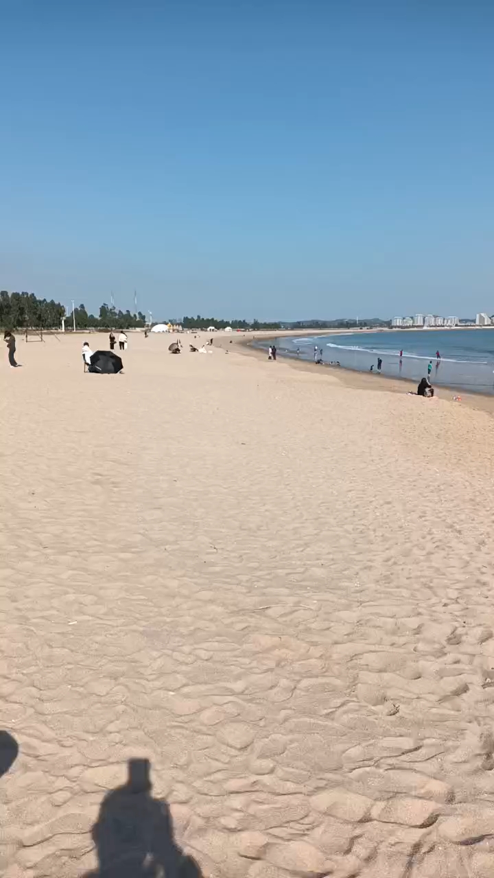 泉州市台商投资区玉沙湾海滩的美景