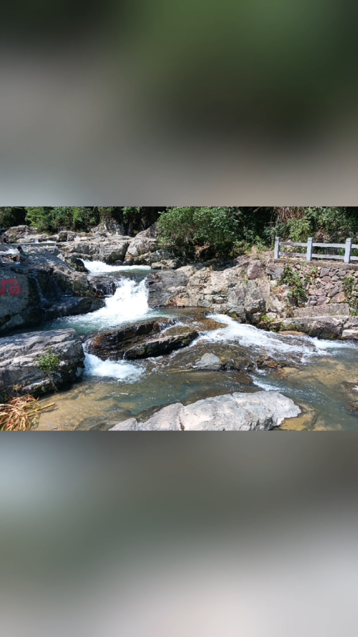 仙游县游洋镇天马村石门峡谷的美景欣赏