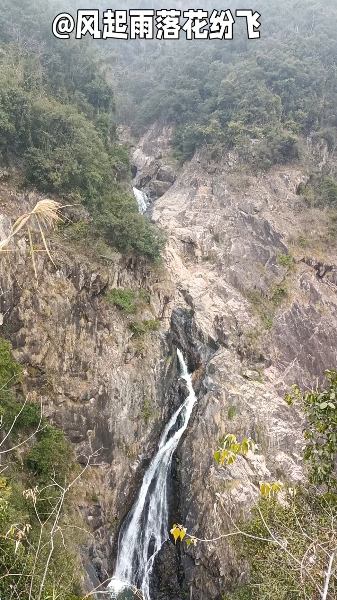 不同角度欣赏莆田市常太镇忘忧谷景区的美景