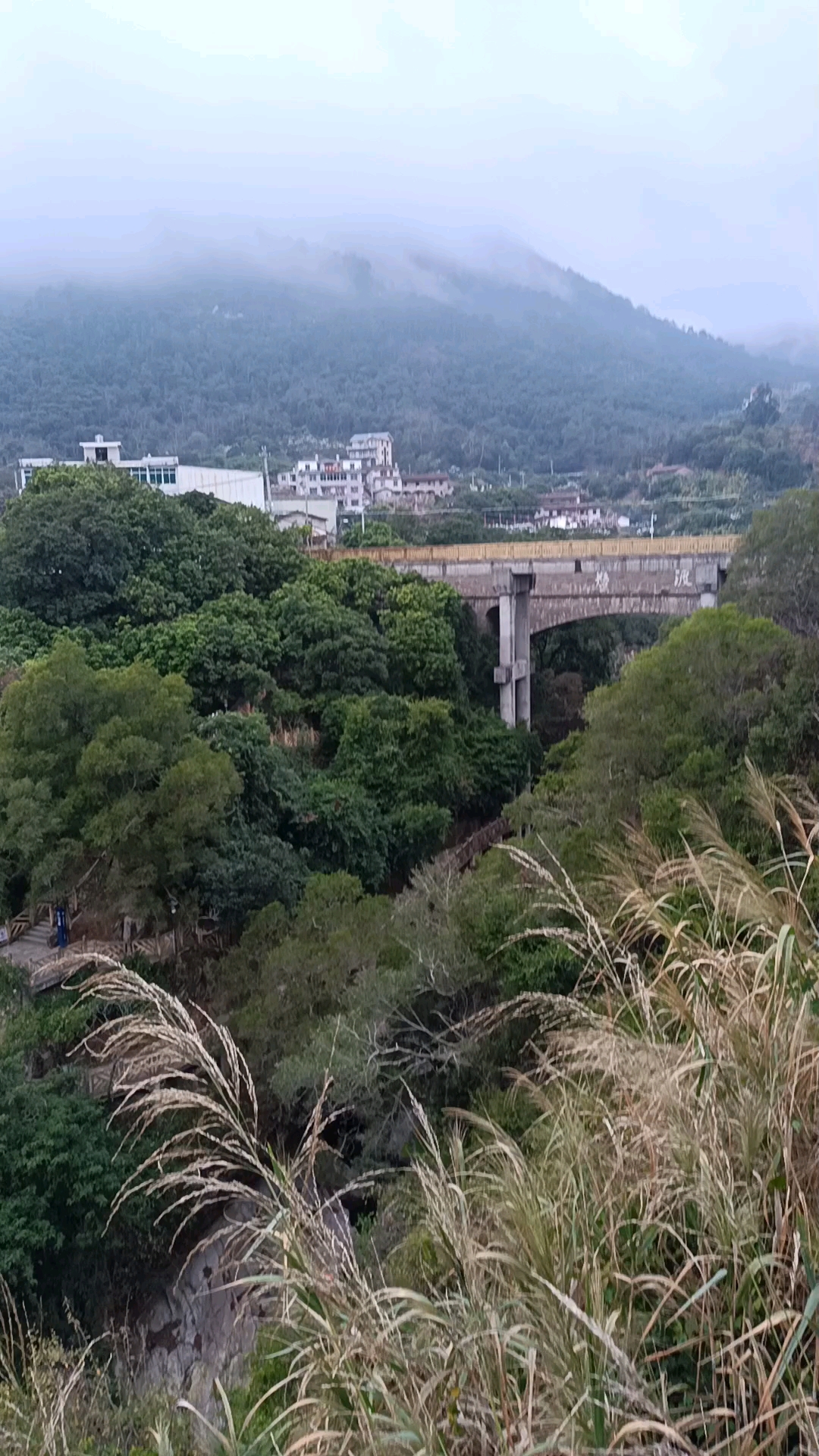 莆田市西天尾镇象峰村的山景欣赏
