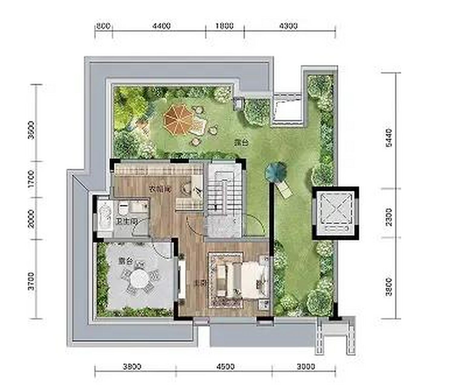 顶层复式户型!生活原来可以如此美妙!