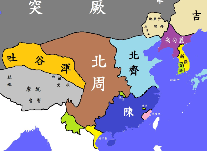 北周行政区划图片