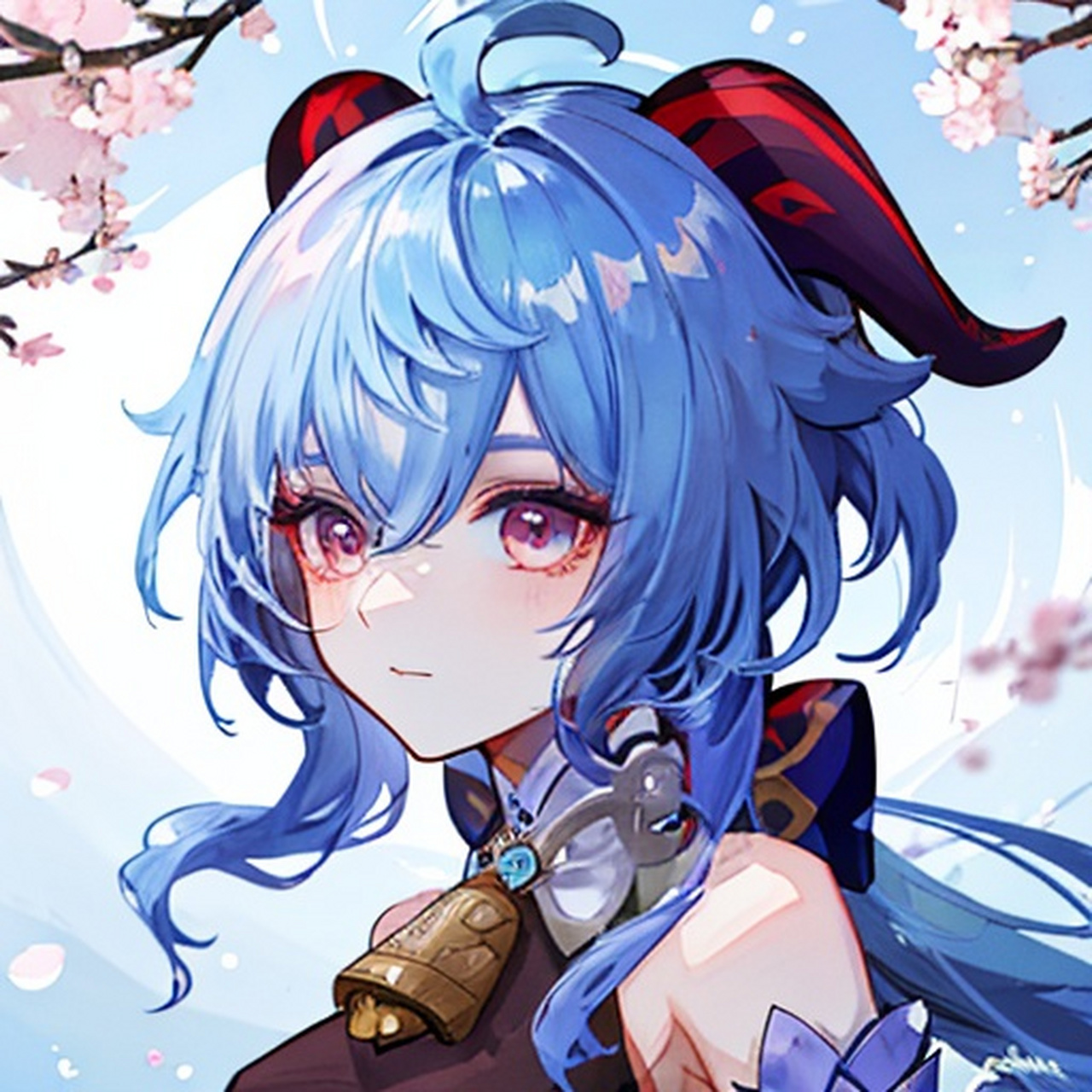 [鼓掌]ai绘画生成原神甘雨头像,也太好看了吧[鼓掌]  [赞同]使用工具