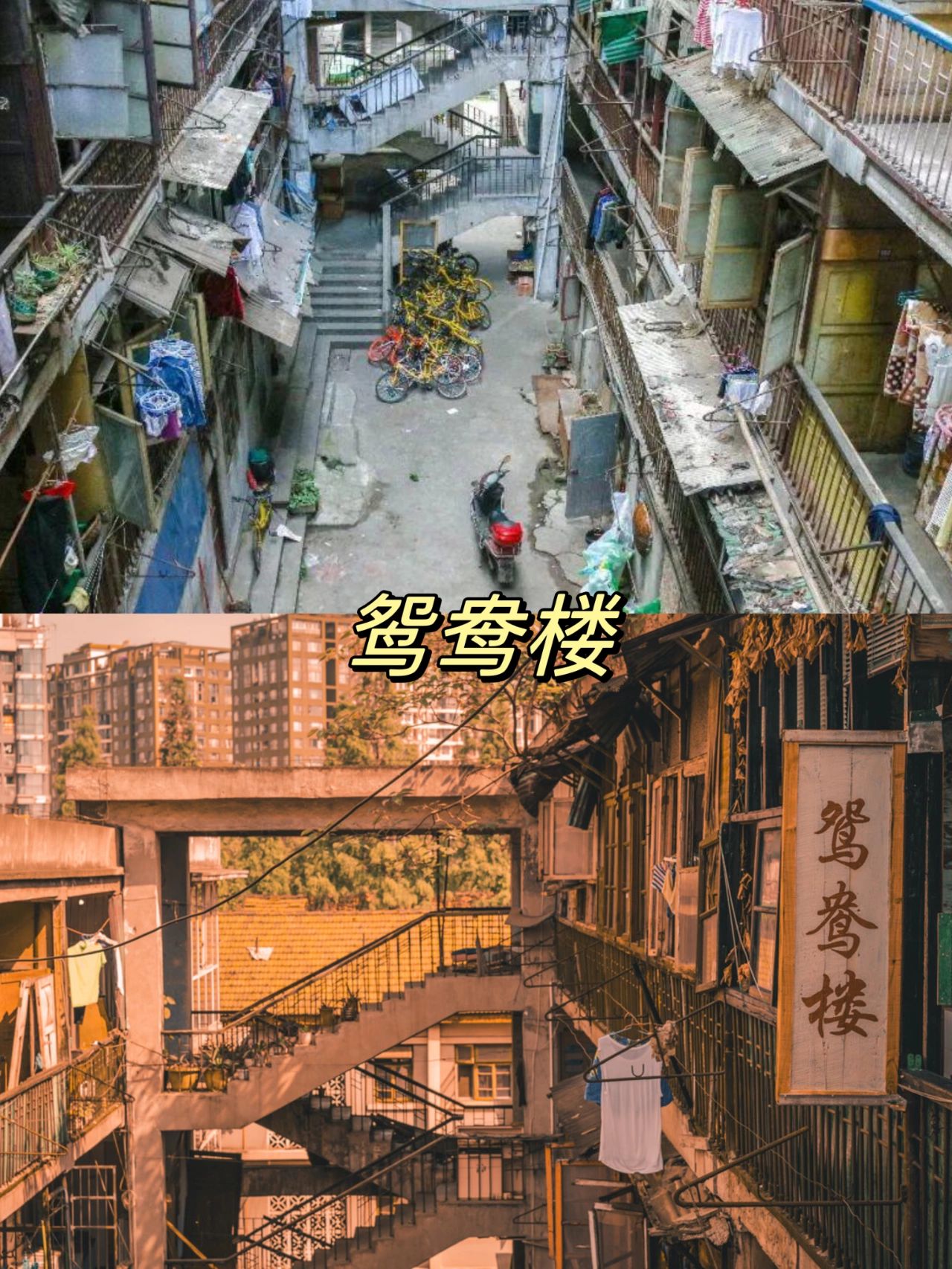 鸳鸯楼 地址:武侯区红瓦寺街18号 这里被称为成都的"小香港",斑驳的