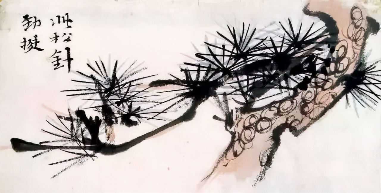 「津门网」陆俨少的课徒稿:如何把一棵树画好