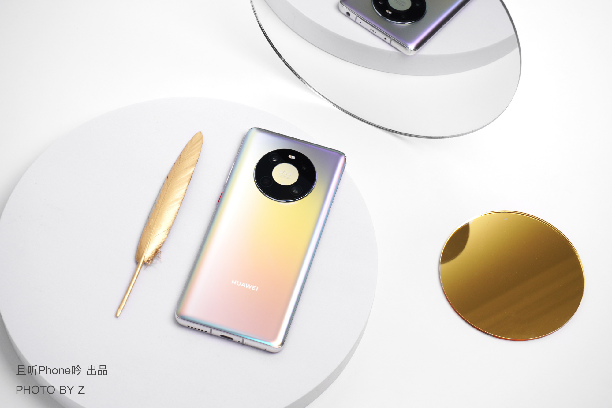 有颜更有料,华为mate40秘银色图赏