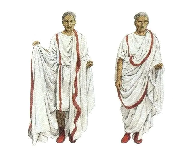 在古代,原本开裆裤就很先进了,可古罗马的纯爷们却光屁股穿战袍
