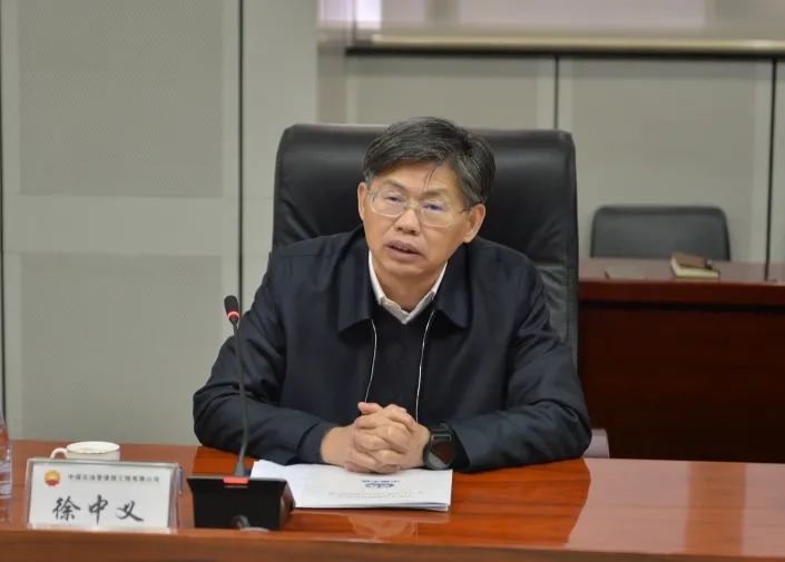 徐中义与中国石油管道局常务副总经理陈庆勋会谈