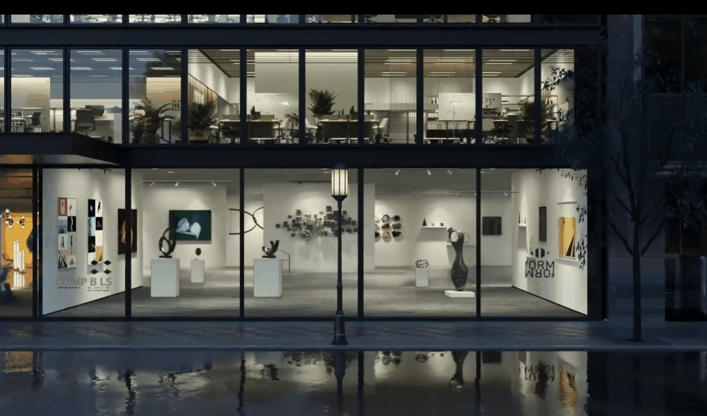 这样精美的室内橱窗竟然是贴图——exr透视贴图将颠覆你的认知