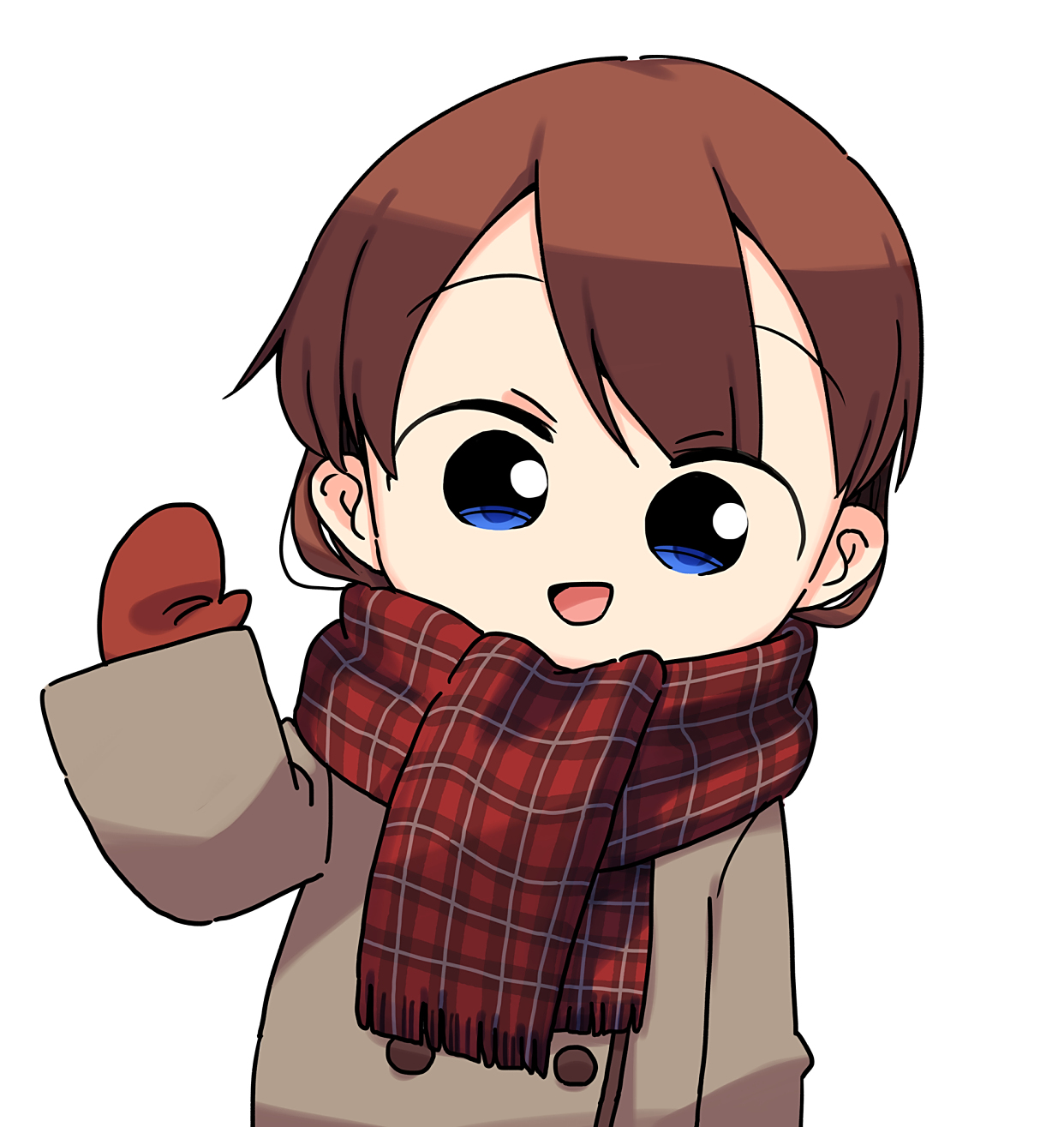 教你二次元围巾的画法技巧!