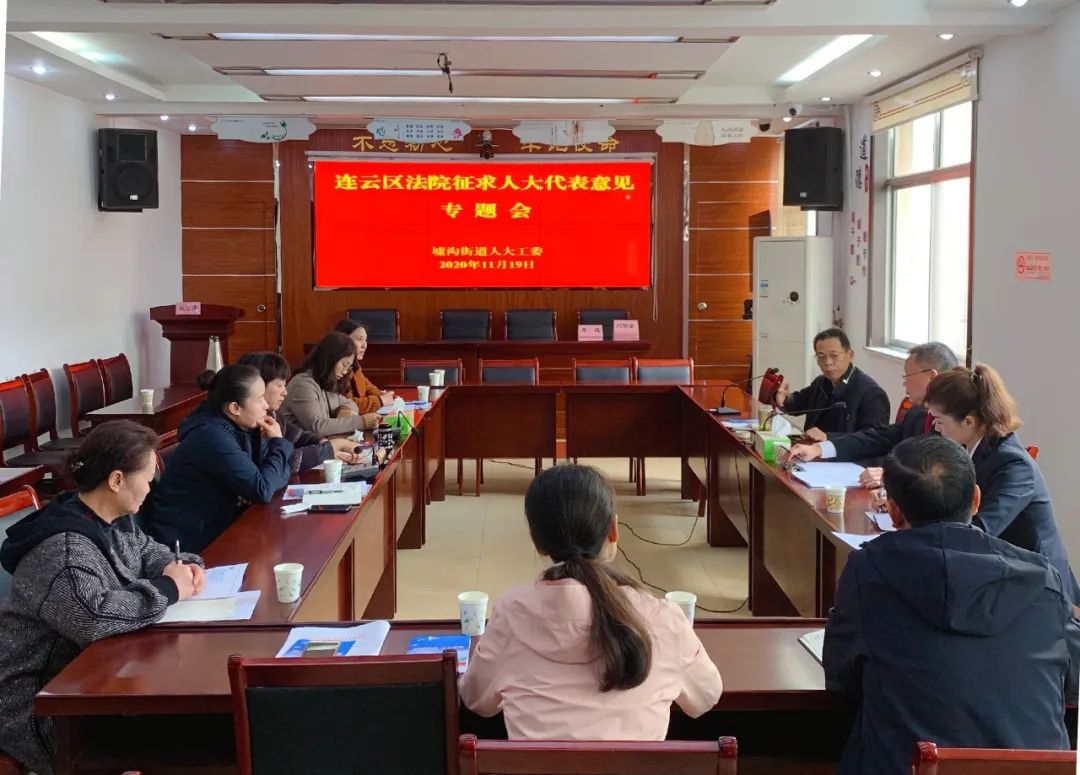 【云法联络】连云区法院党组成员,副院长徐继华走访墟沟街道人大代表