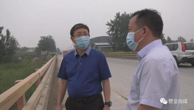 县委副书记,代县长封立新开展河道巡查工作