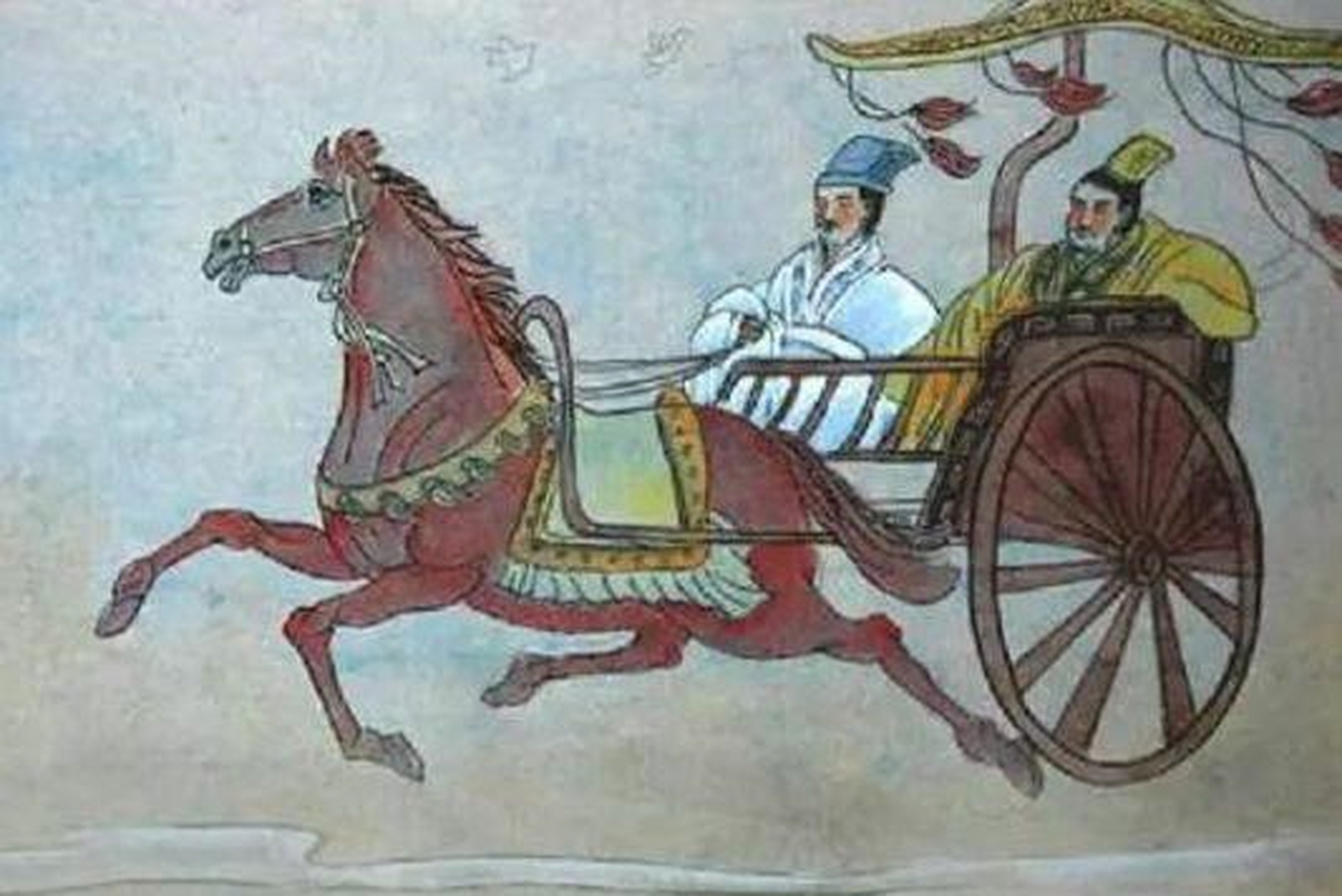 古代的"车"是皇帝专属,"车如流水马如龙"是真实写照!