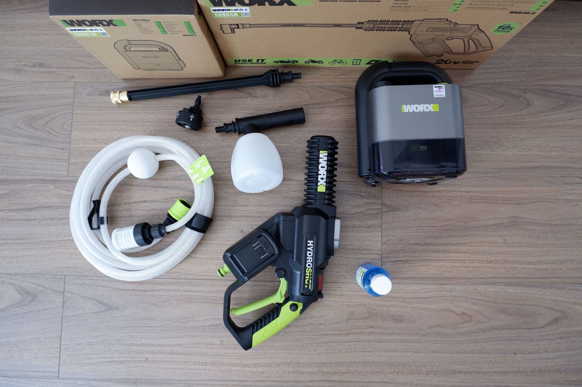 节约洗车费～威克士洗车机开箱