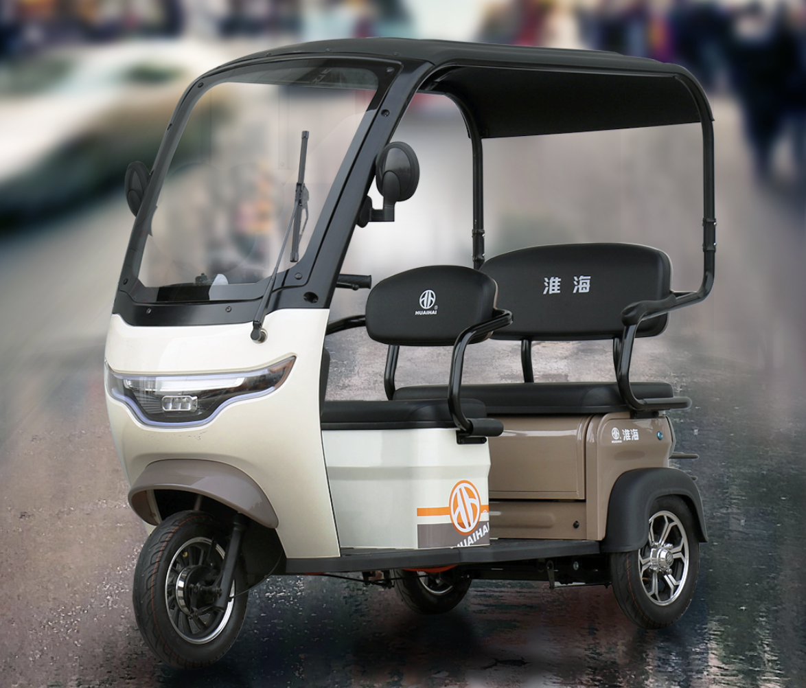 金彭,淮海新款三轮车上市,空间大,座椅能自由切换,接娃很不错