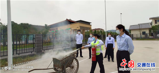 江西省交投集团萍乡南收费站:开展消防安全知识培训