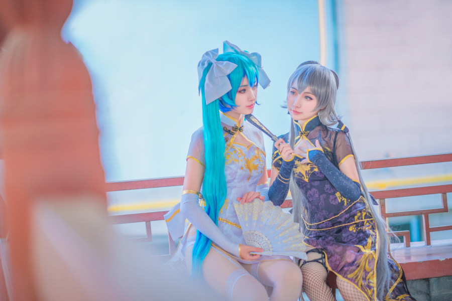 cosplay:初音未來and洛天依