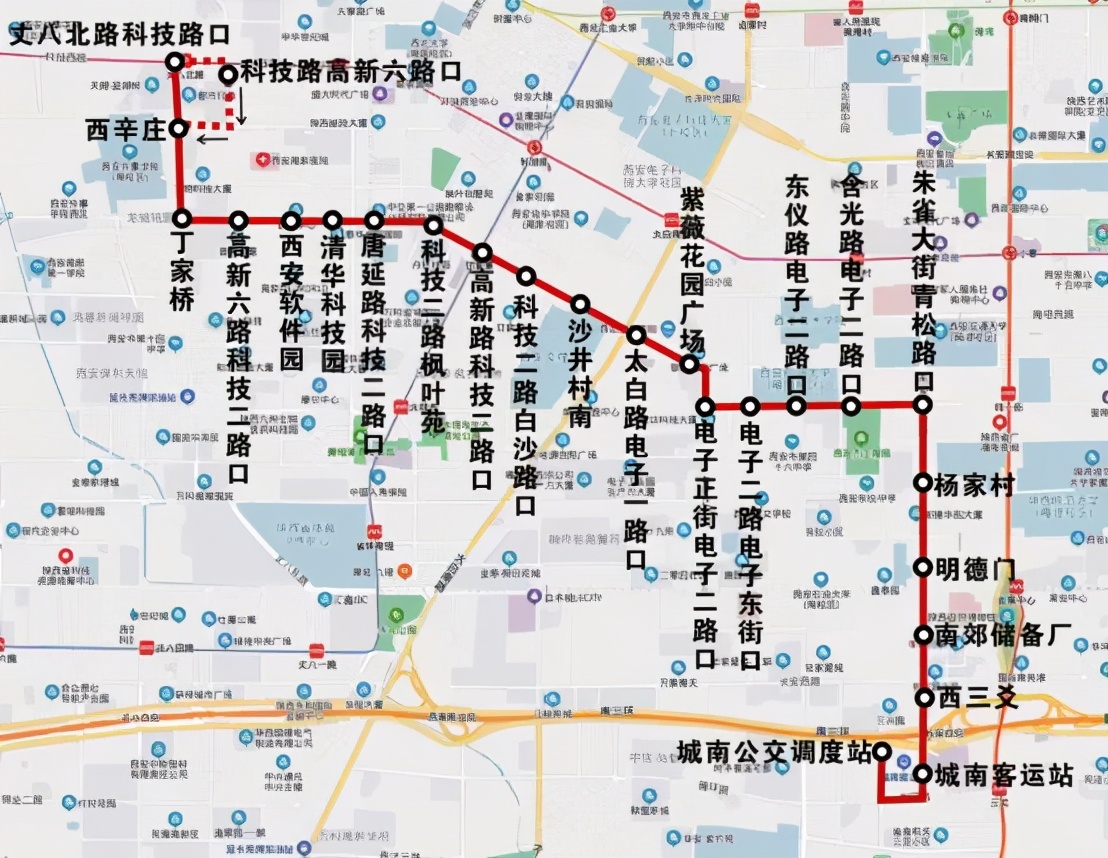 278路公交车路线图图片