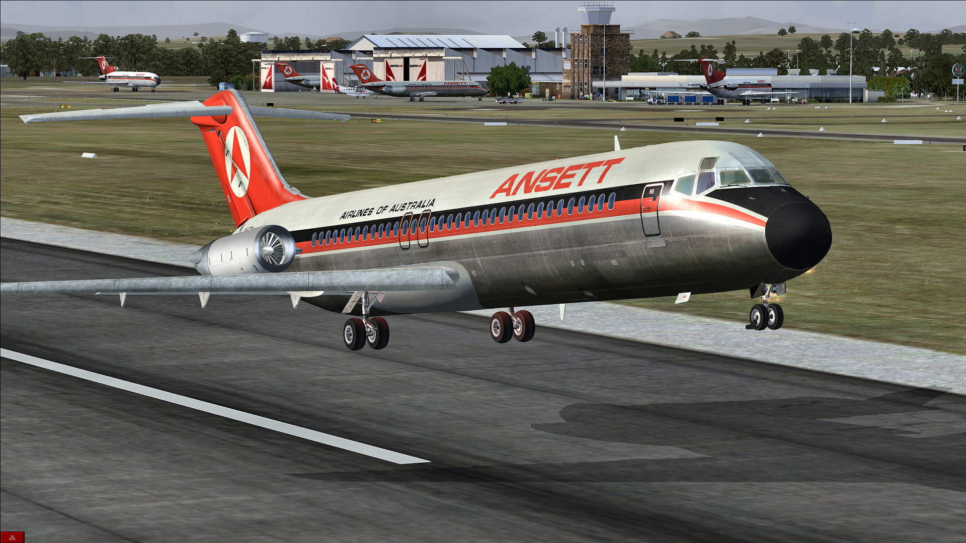 开启现代民用喷气式飞机的新纪元的dc9飞机