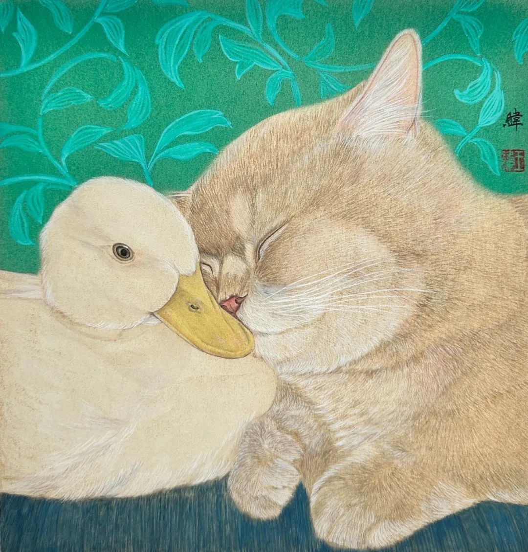 动人心弦的工笔柔情丨王纬