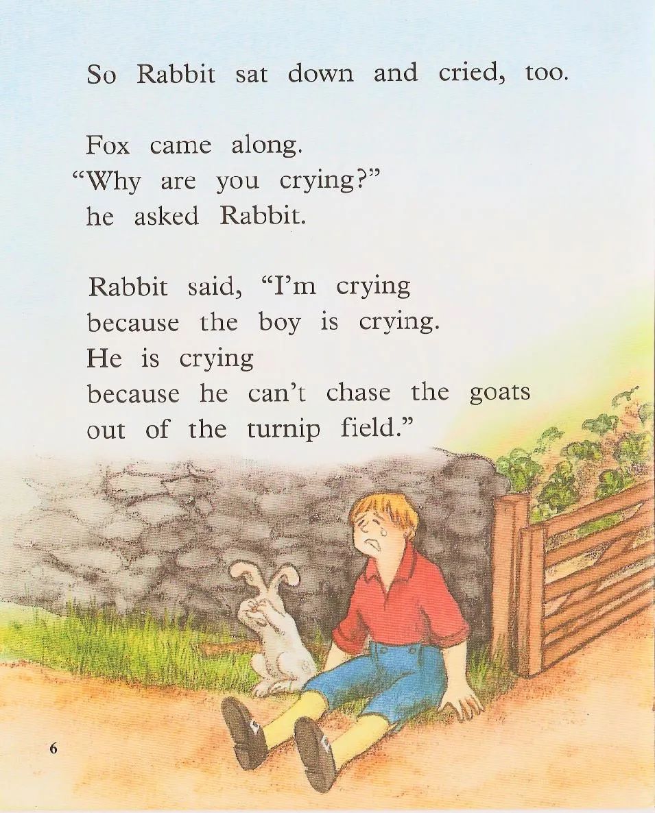 绘本 萝卜地里的山羊(the goats in the turnip field)