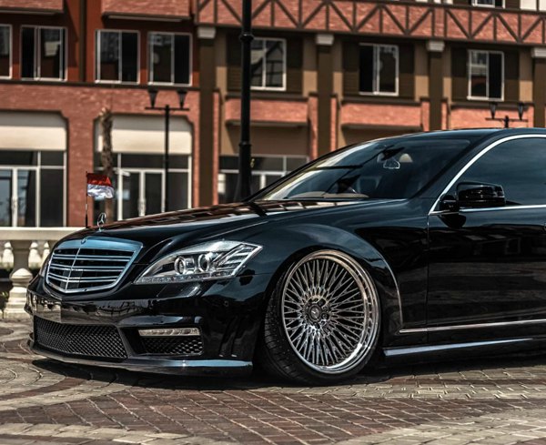 "至高姿态"奔驰s级改装airbft气动避震案例