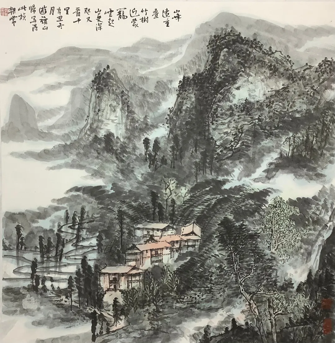 名家风采—陆朝常 贵州山水作品鉴赏