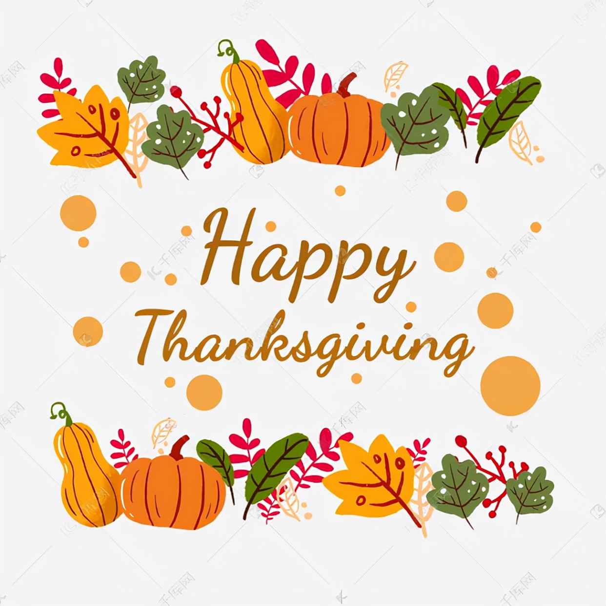 感恩节素材来了,教你如何花式表达感谢!