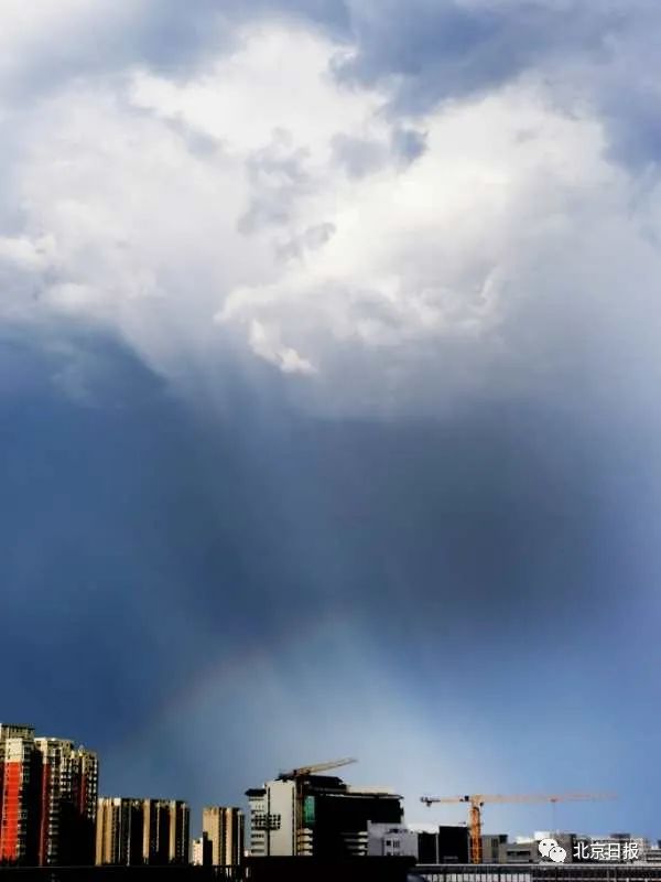 |乌云→阵雨→双彩虹！北京天空上演“风云”大片，明天可能还有