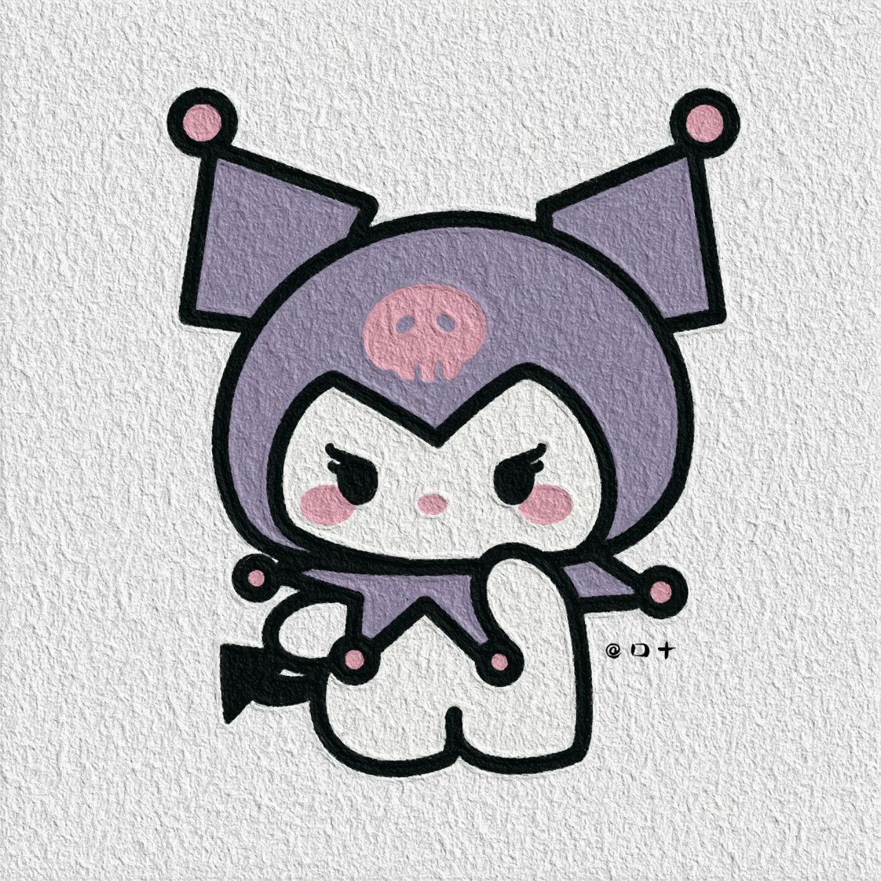 库洛米简笔画教程 库洛米简笔画教程 临摹