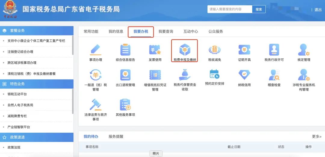 广东省电子税务局官网图片