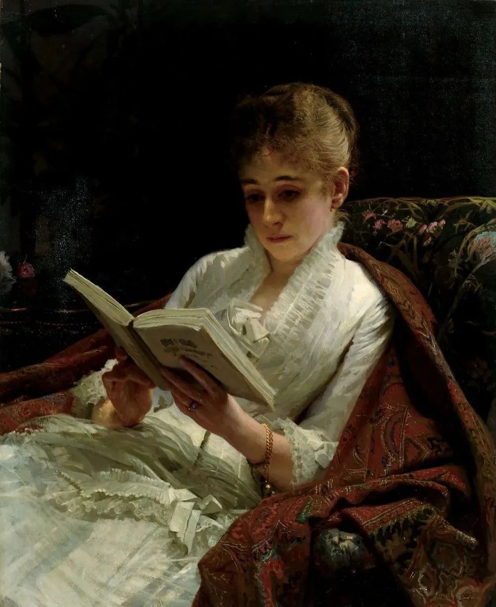 俄国巡回展览画派中最善于刻画人物神态的画家克拉姆斯柯依