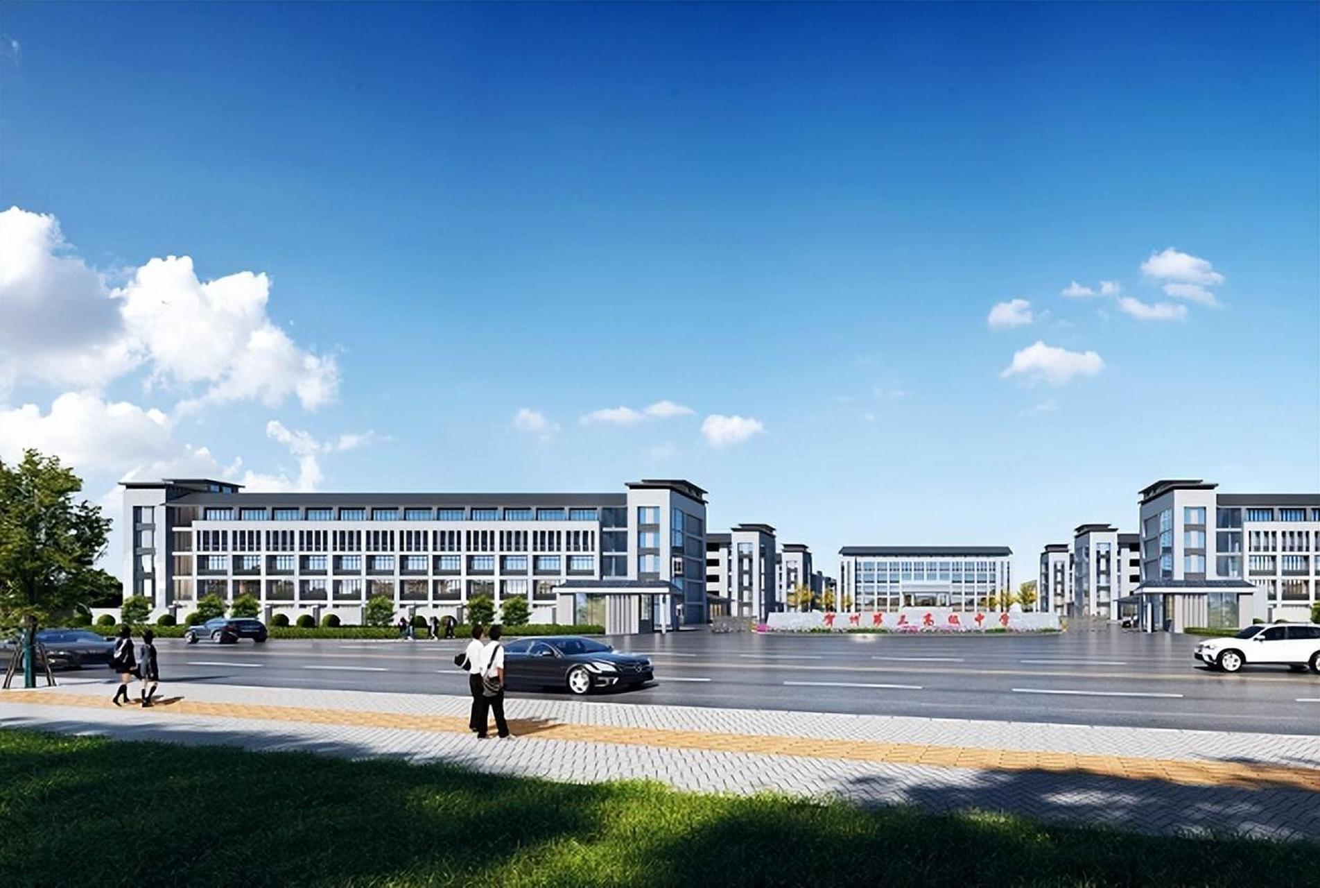 贺州第三高级中学是一座耗资5亿的现代化教育工程,位于市区黄田西路与