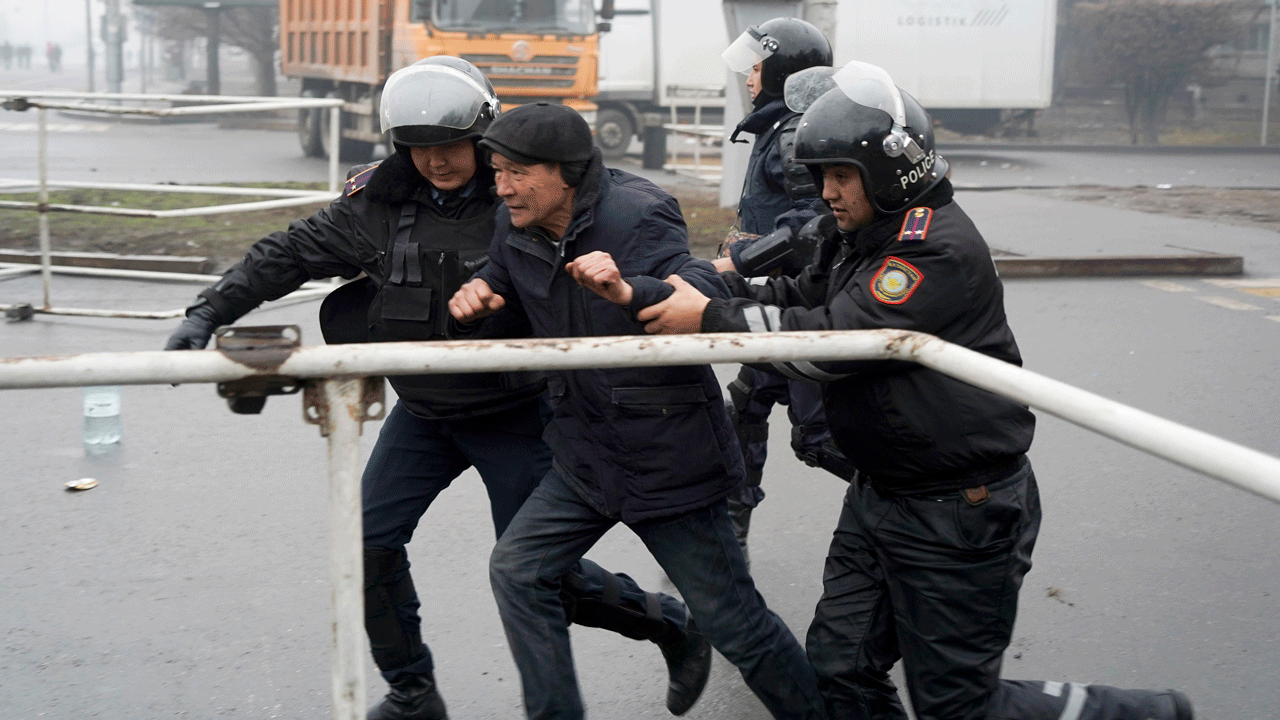 哈萨克斯坦内乱图片