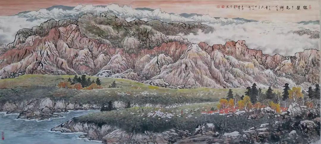 「津门网」吴春雪:在传承中探索新疆山水画