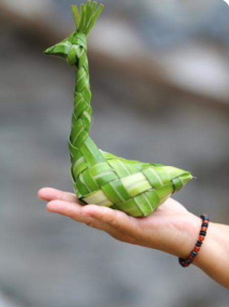 粽子不用粽叶,用棉线切块吃,清热又解毒.