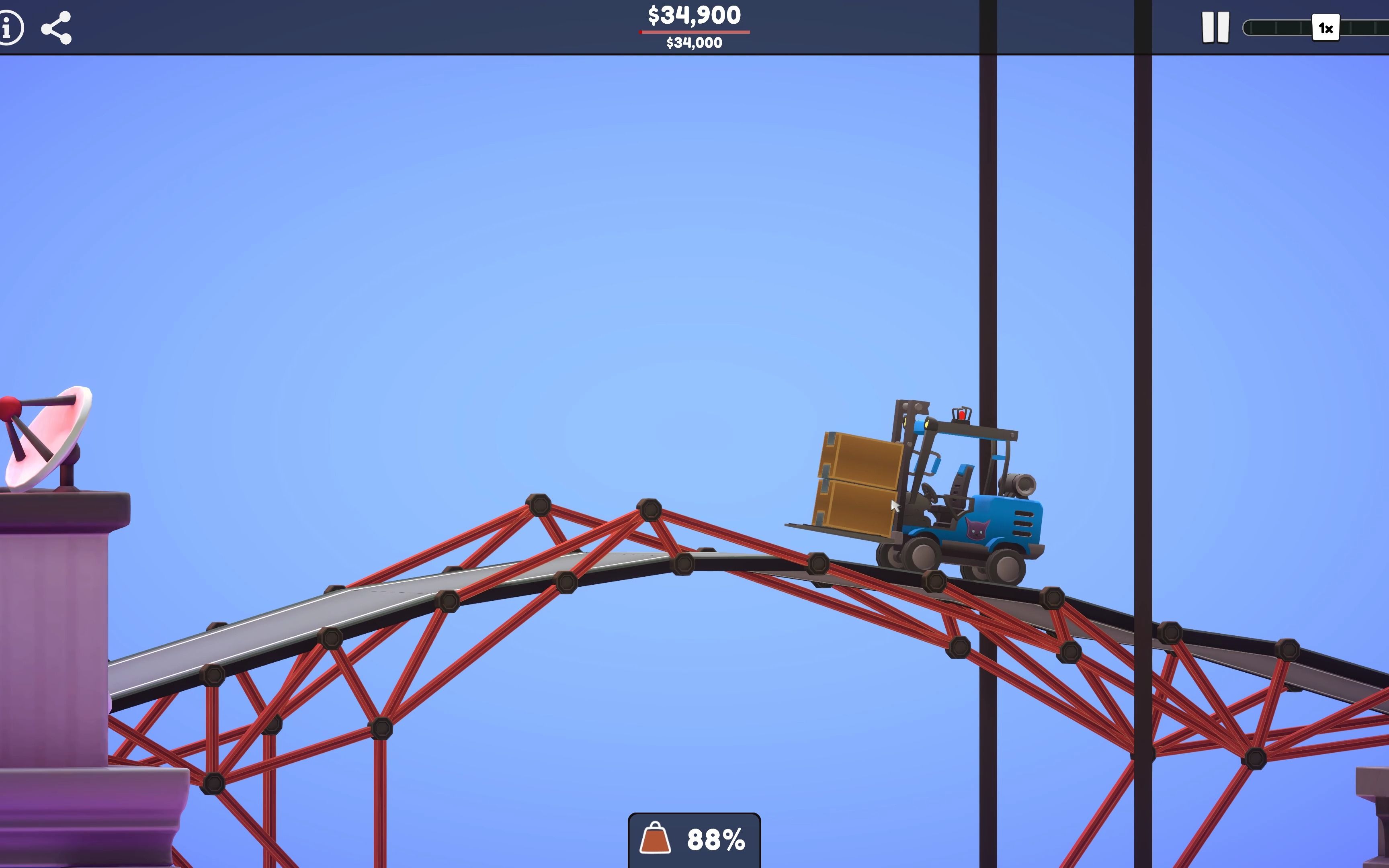 只要桥面能通车,预算多少不重要《桥梁建筑师3》测评