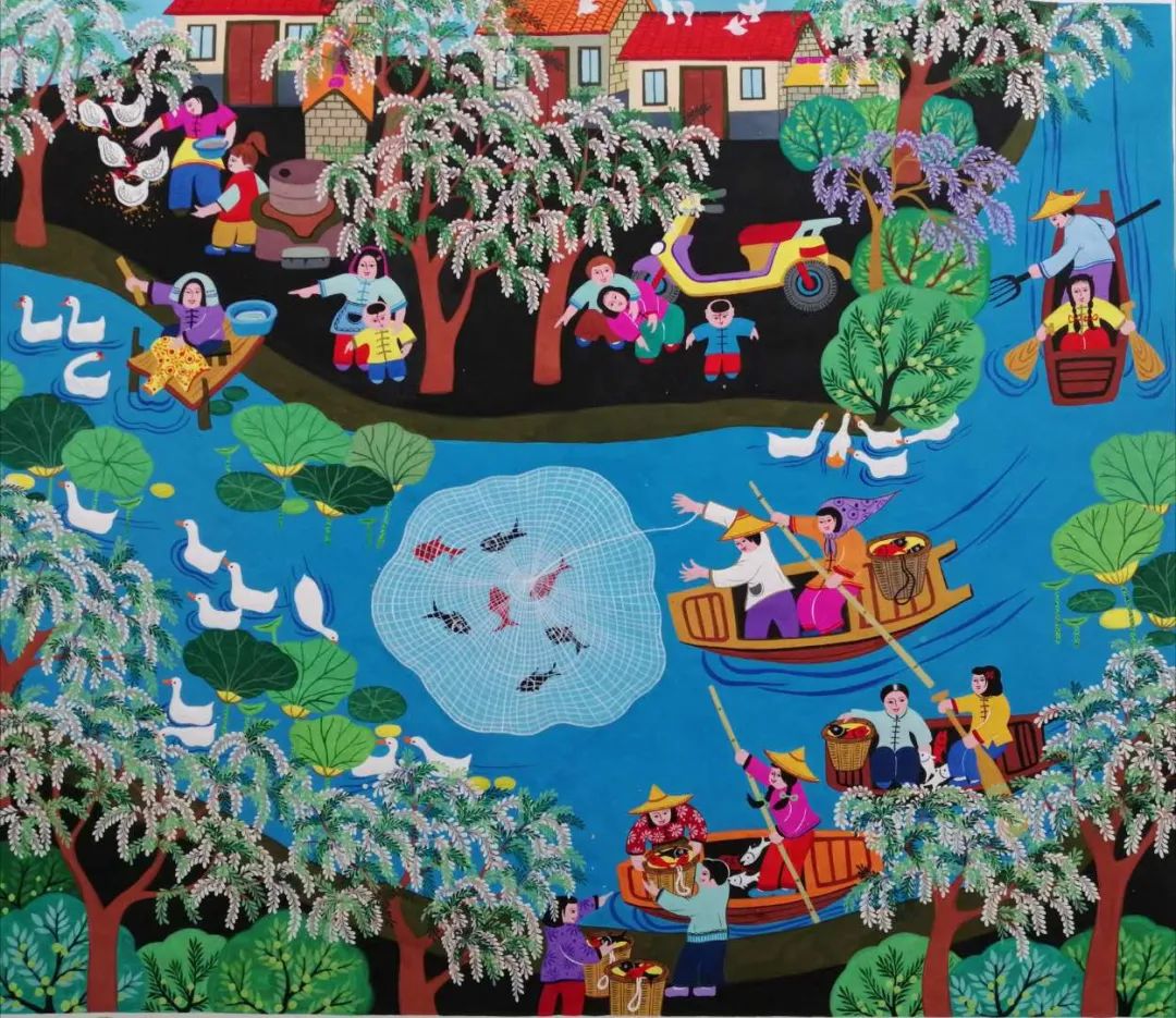 艺坛春秋:在绘画中磨炼人生——记邳州农民画家周聪(陈景胜)