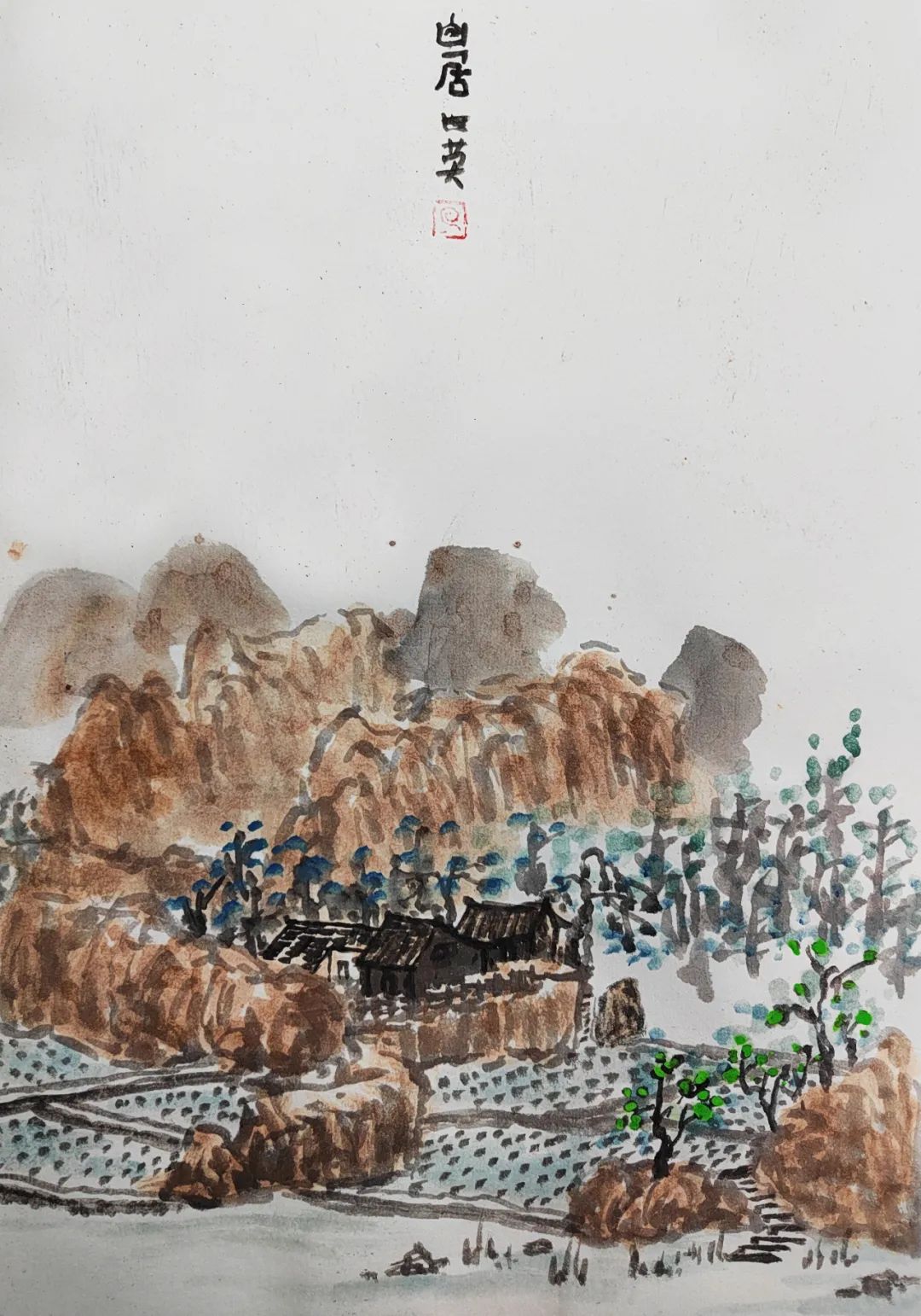 网络展厅时代芳华江西女美术家网络作品展三江山赋