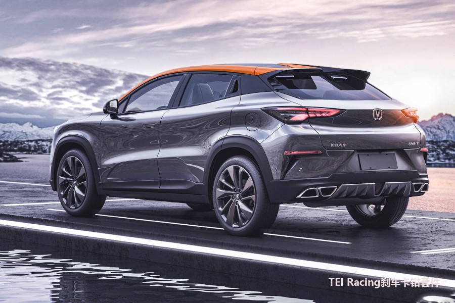 改装案例 长安uni-t改装tei racing p60s刹车卡钳套件