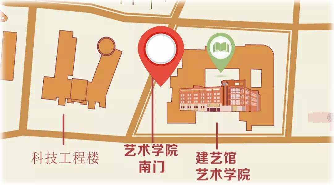 山东建筑大学全景地图图片