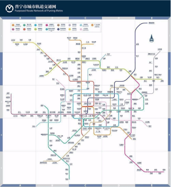 2020普宁地铁规划图图片