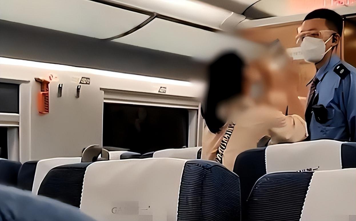 湖北年轻女子"一丝不挂"大闹高铁,当众表演全裸劈叉,惊呆乘客